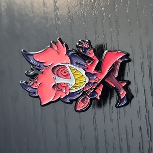 Hazbin Hotel Alastor Inspired Enamel Pin
